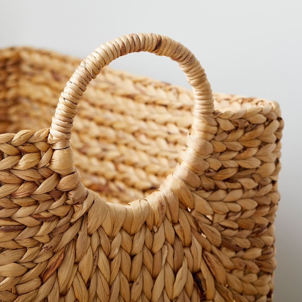 Curved Seagrass Baskets Natural West Elm