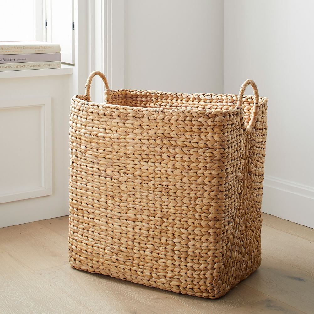 Curved Seagrass Baskets Natural West Elm