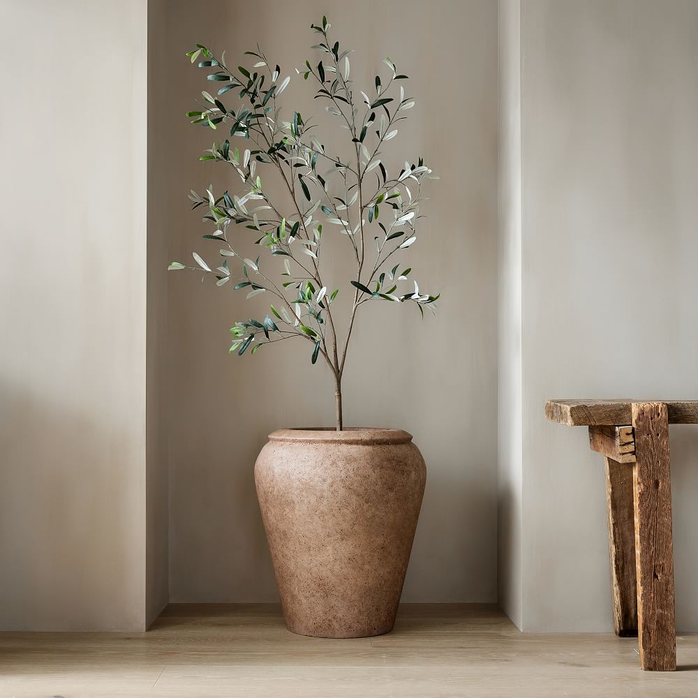 Faux Potted Black Olive Tree West Elm