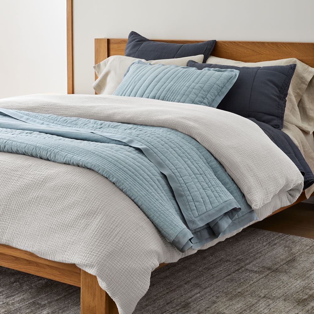 Dreamy Gauze Cotton Duvet Cover Shams West Elm