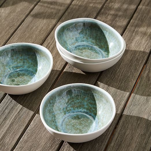 Reactive Melamine Outdoor Cereal Bowl Sets West Elm