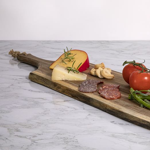 Acacia Wood Serving Boards With Handle West Elm