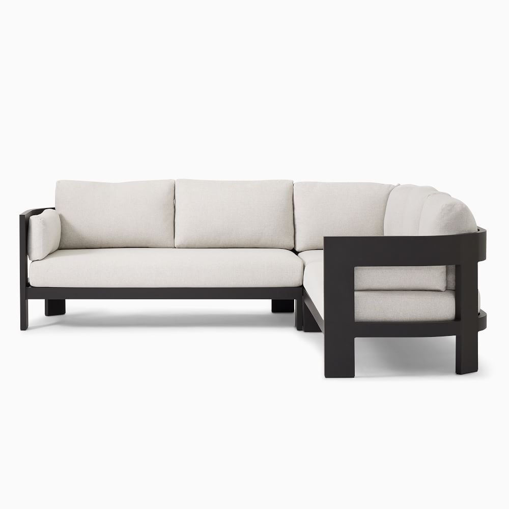 Caldera Aluminum Outdoor Piece L Shaped Sectional West Elm