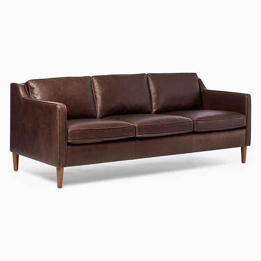 Hamilton Leather Sofa 70 91 West Elm