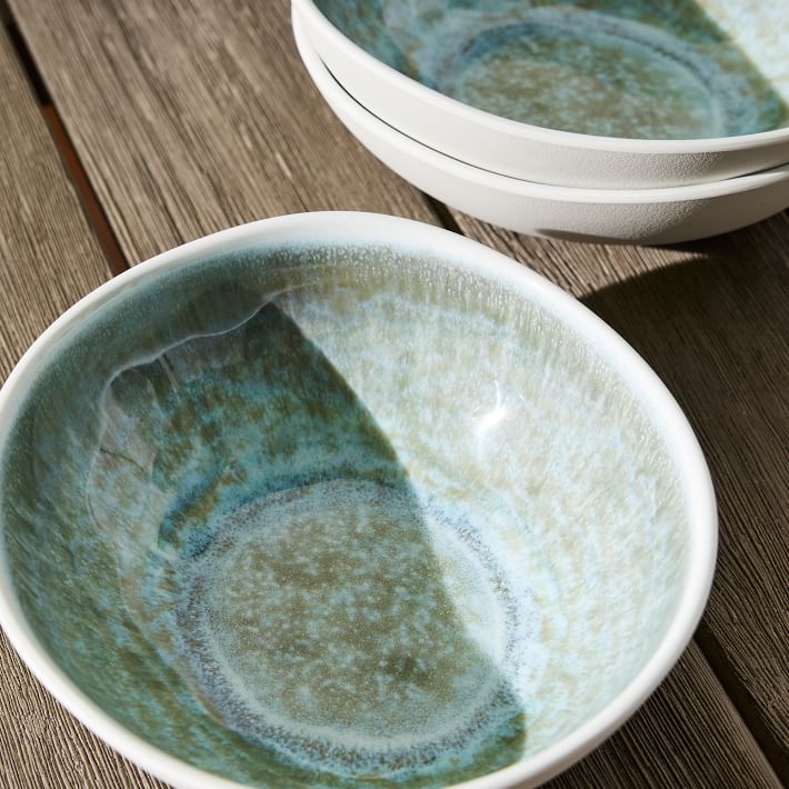 Reactive Melamine Outdoor Cereal Bowl Sets West Elm