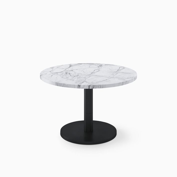 Orbit Faux Marble Extra Large Restaurant Table Round West Elm