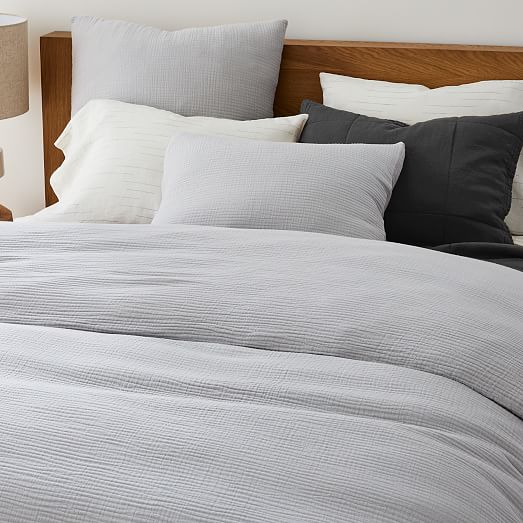 Dreamy Gauze Cotton Duvet Cover Shams West Elm