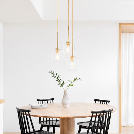 Sculptural Light Pebble Chandelier West Elm