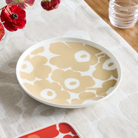 Marimekko Oiva Unikko Dinner Plate West Elm