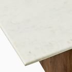 Anton Marble Dining Table 72 Wood Legs West Elm