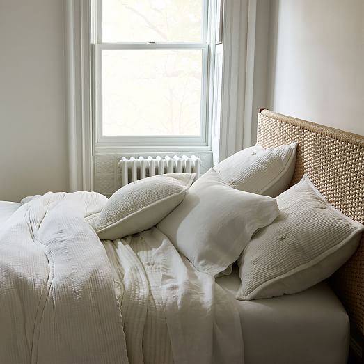 Dreamy Gauze Cotton Comforter Shams West Elm