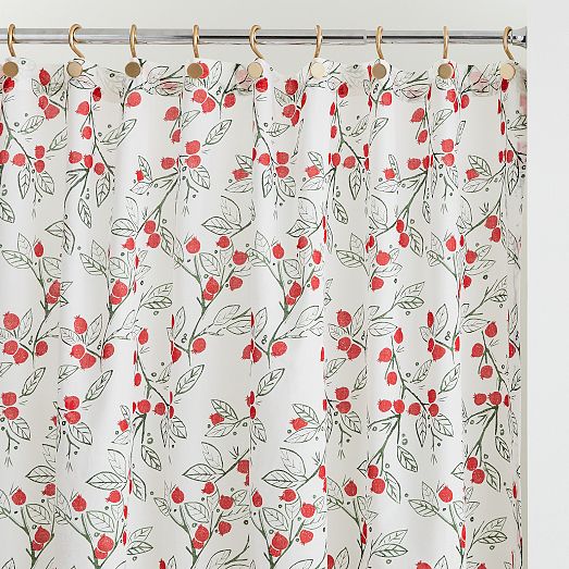 Pomegranates Shower Curtain West Elm