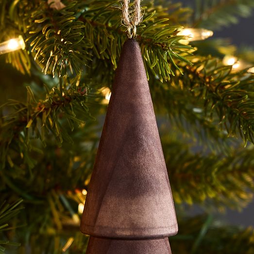 Wood Tree Ornaments West Elm