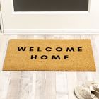 Nickel Designs Hand Painted Doormat Welcome Home West Elm