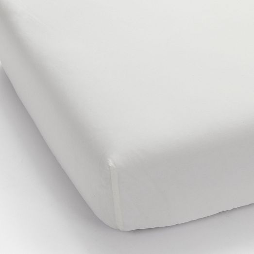 400 Thread Count Organic Sateen Wide Hem Sheet Set West Elm