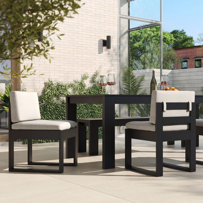 Telluride Aluminum Outdoor Side Dining Chair Set Of West Elm