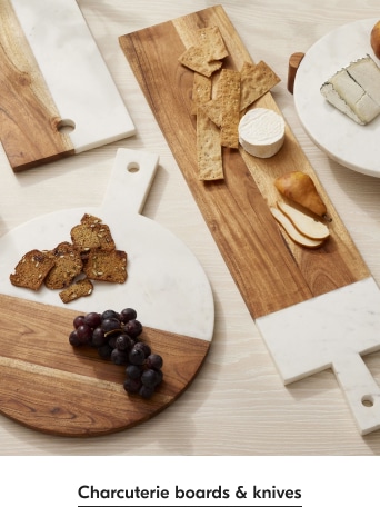 Charcuterie boards & knives