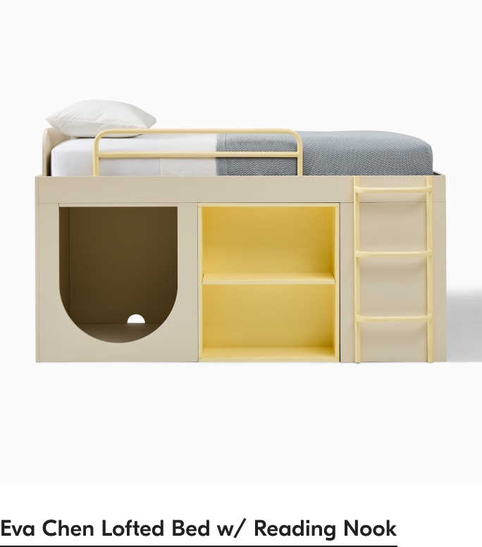 Eva Chen Lofted Bed w/ Reading Nook