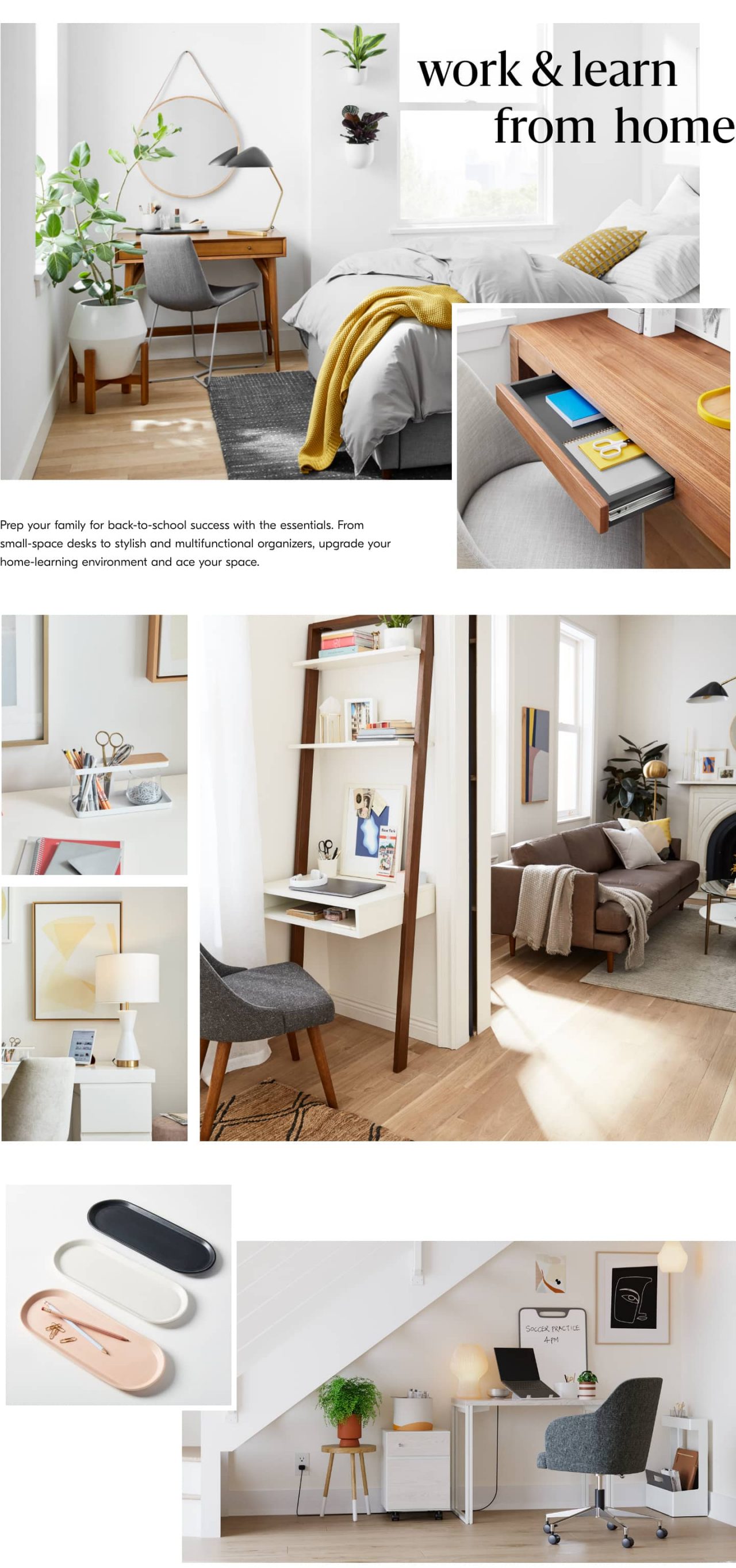 work & learn from home