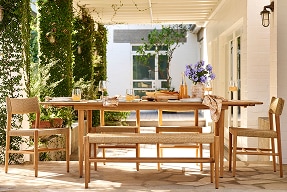 Outdoor dining furniture
