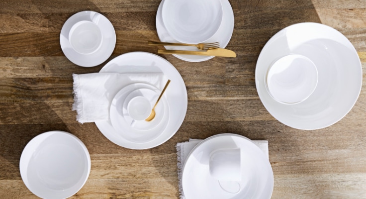 modern dinnerware collections