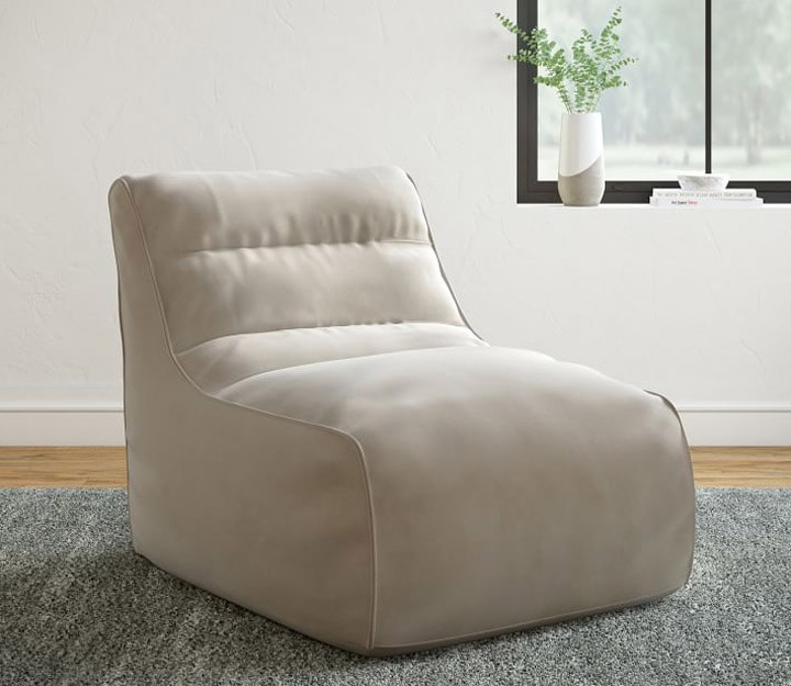 Gray upholstered chair