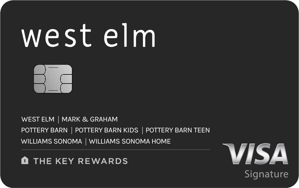 pottery barn credit card at west elm