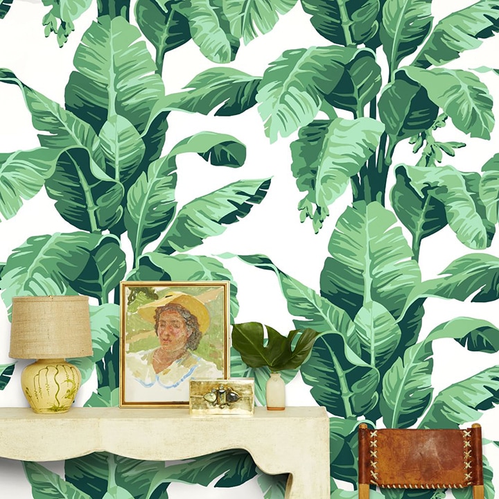 tropical leaves wallpaper