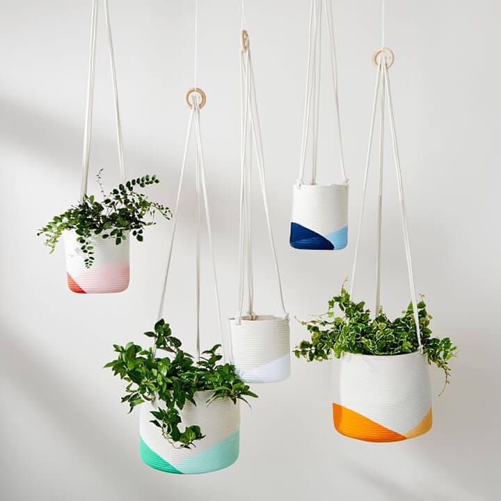 Window Treatment Ideas - Hanging Planters