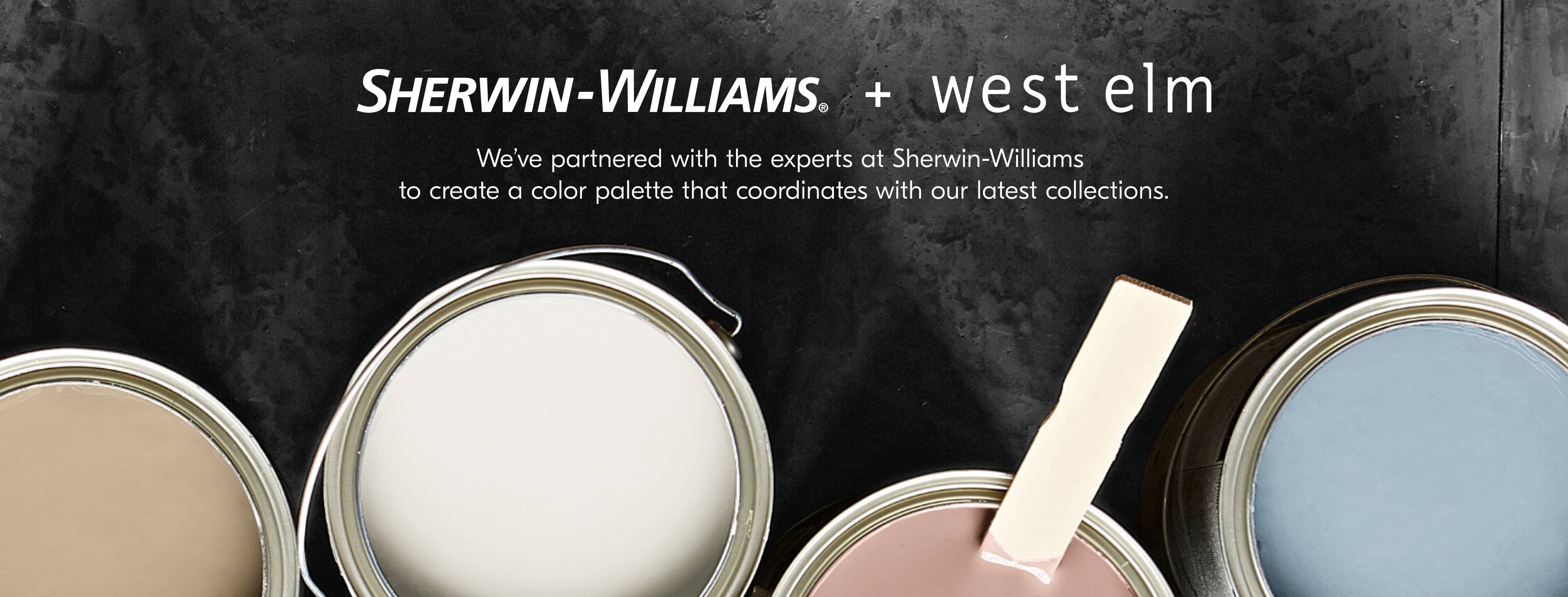 Sherwin Williams + west elm