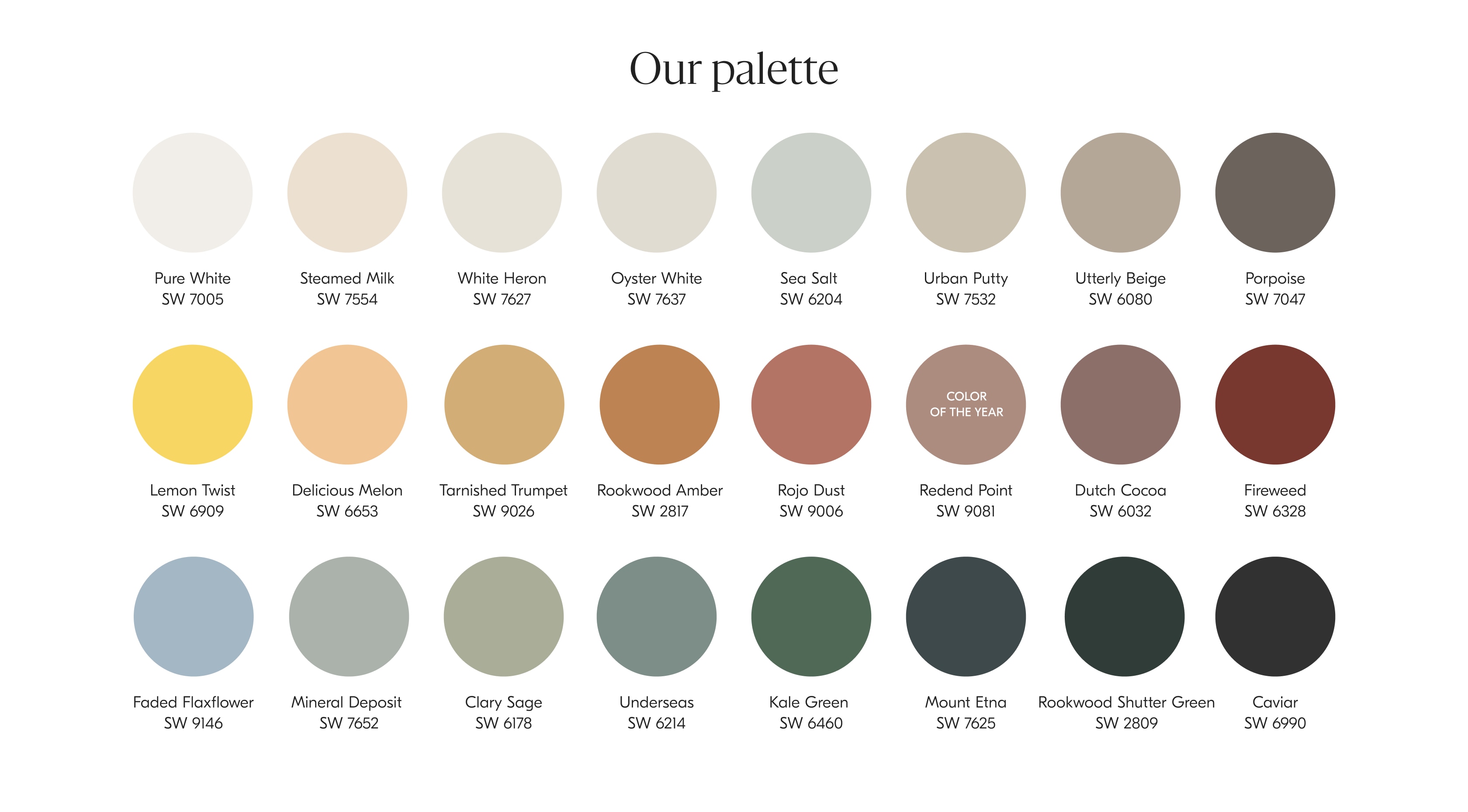 Our palette