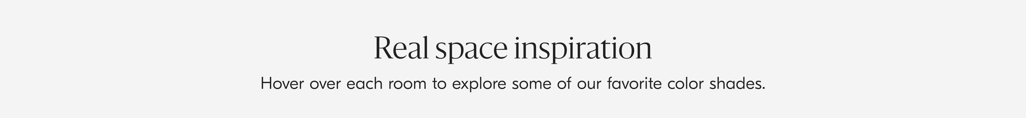 Real space inspiration