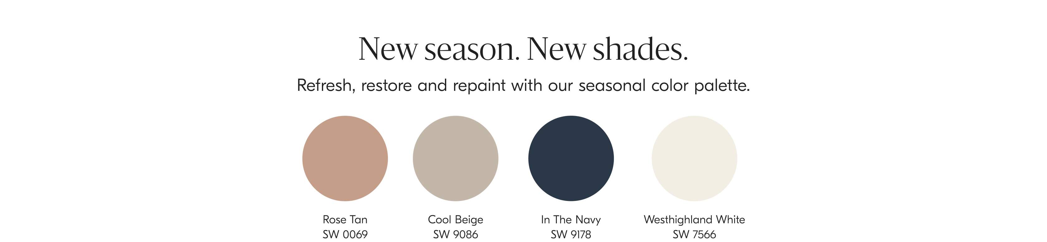 New season. New shades.