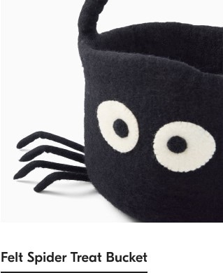 Felt Spider Treat Bucket