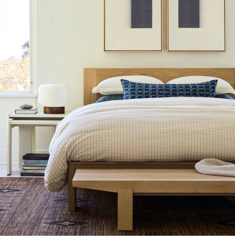 West Elm Linen hot Duvet Cover King/Cal King