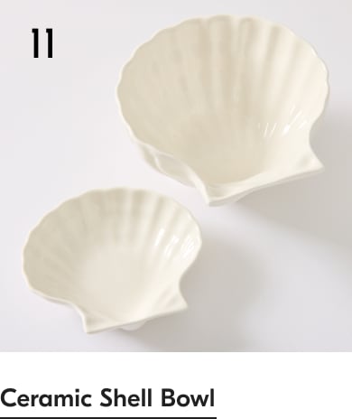 Ceramic Shell Bowl