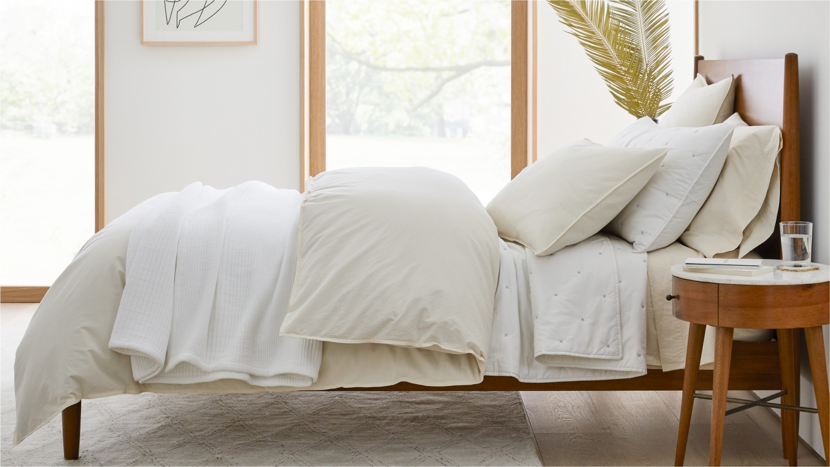 Percale bedding