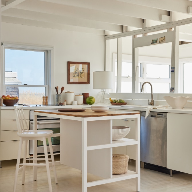 Frame Frame Console Coastal Kitchen West Elm