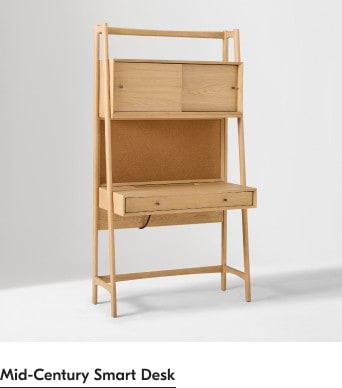 Mid-Century Smart Desk