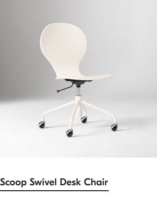 Scoop Swivel Desk Chair