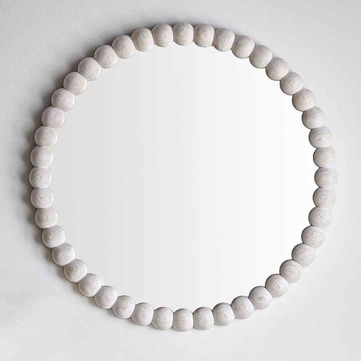 Cloud framed mirror.