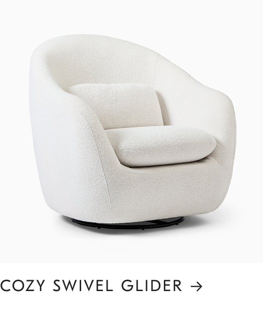 Cozy Swivel Glider