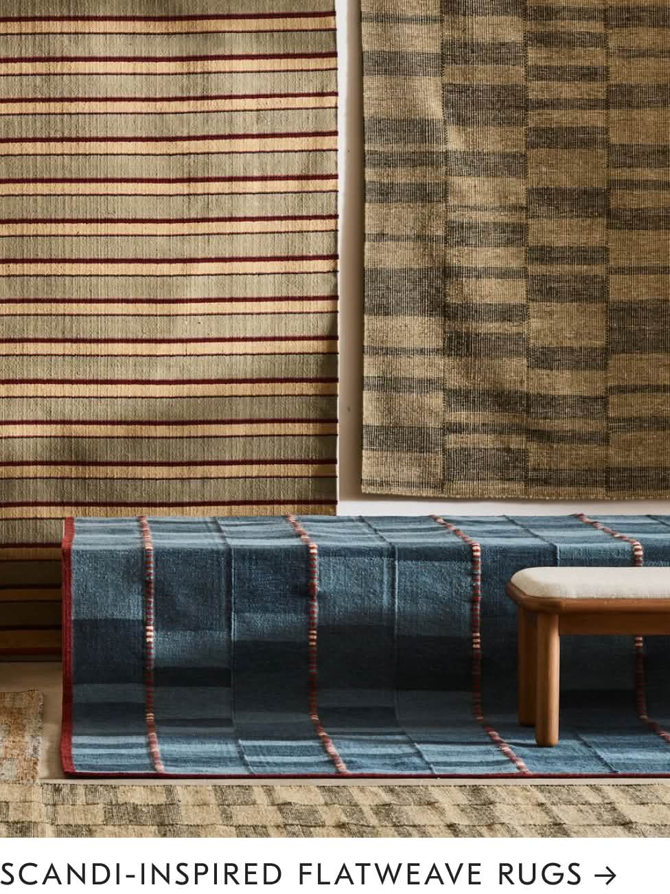 Scandi-inspired flatweave rugs Scandi-inspired flatweave rugs
