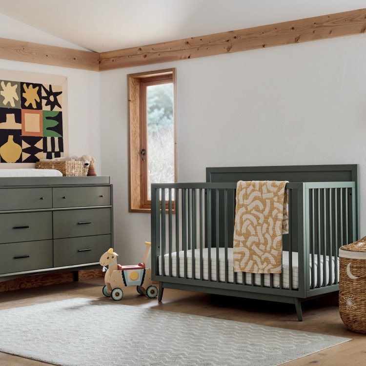 green crib and dresser set Halter Neck Dresses