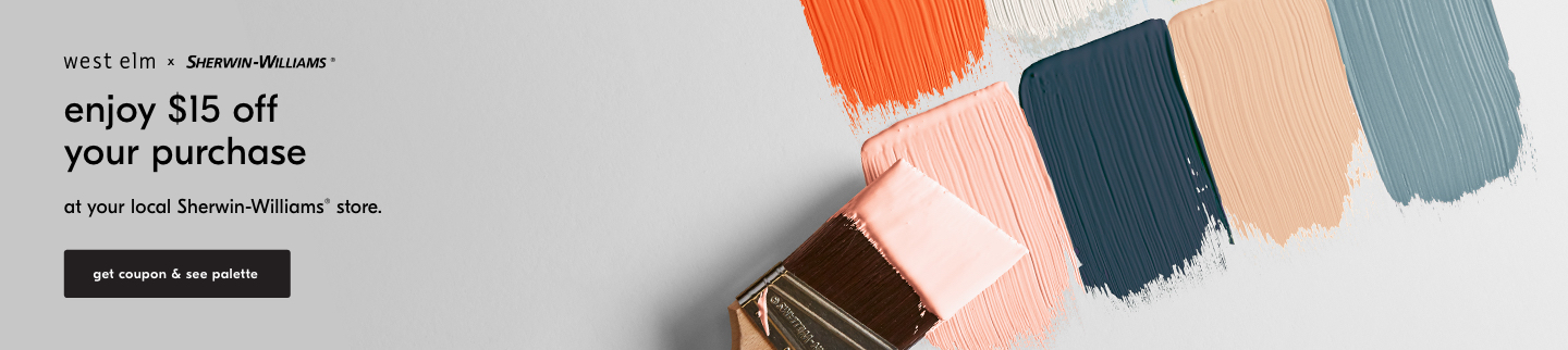 Enjoy $15 off your purchase at Sherwin-Williams