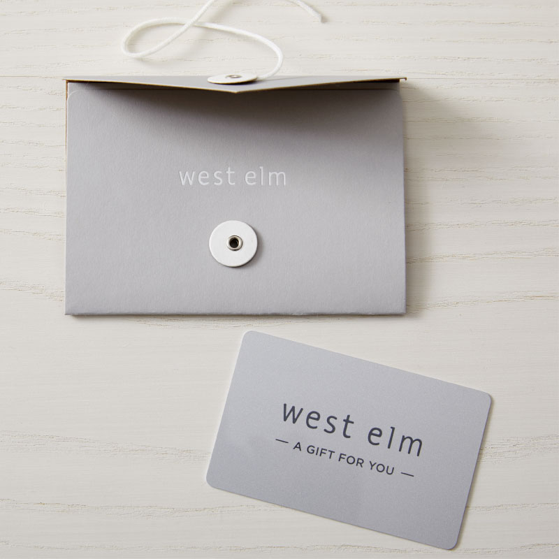 West elm shop gift card