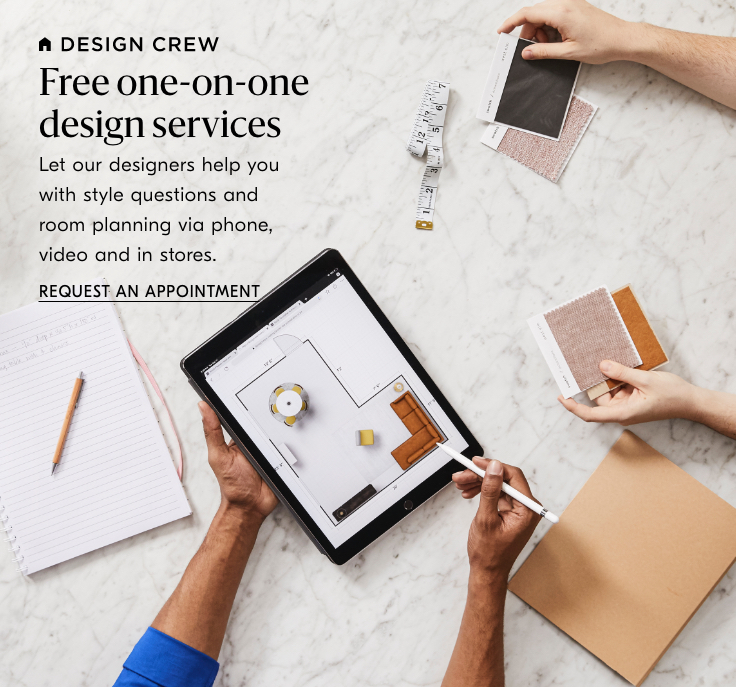 free one-on-one design services - request an appointment