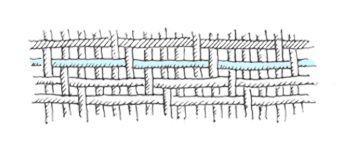 Sateen Fabric Illustration