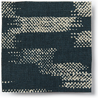 Ikat Chevron Regal Blue