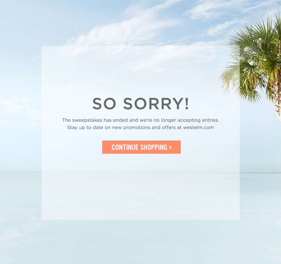 SO SORRY!